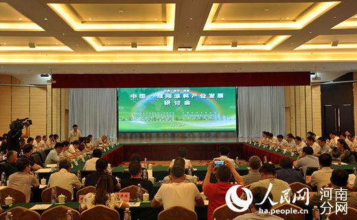 7月6日，濮阳涂料产业发展研讨会现场