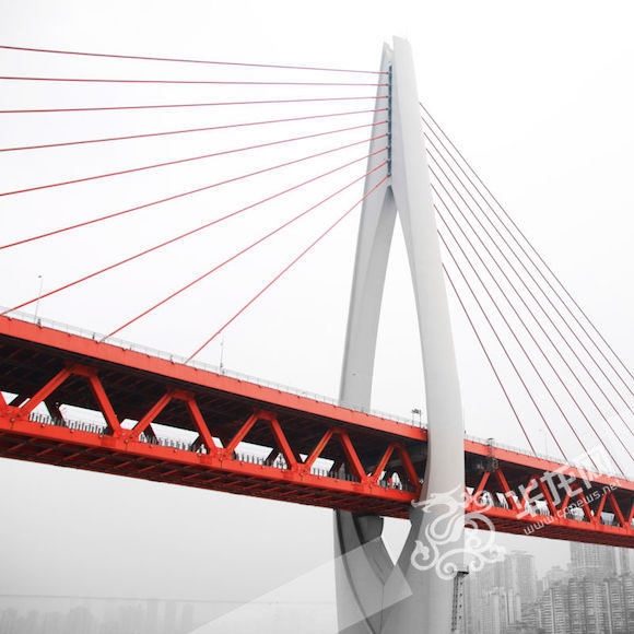 重庆的桥。 罗建 摄 华龙网发