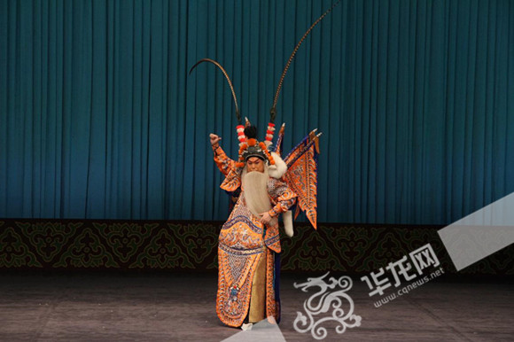 张军强饰演李克用雄心壮志,威风八面。通讯员 胡科杰 摄