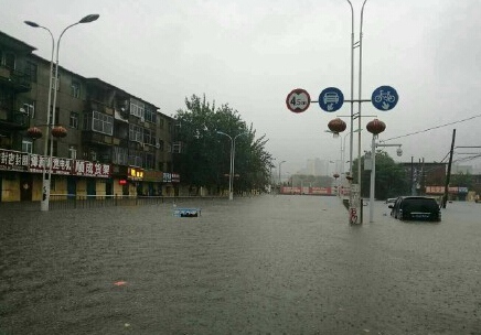 新乡暴雨（网友供图）