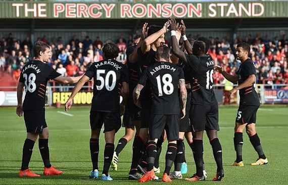 　　利物浦热身赛5-0大胜