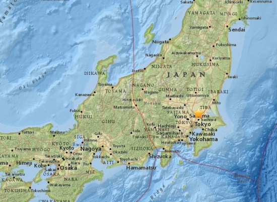 日本茨城县南部发生里氏5.0级地震 未引发海啸