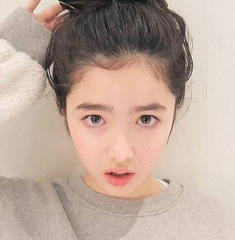 13岁日法混血小模特山田直美，撞脸姚晨，颜值逆天