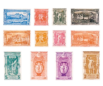 第一届 奥运会邮票