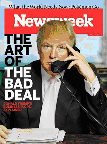 《新闻周刊》:特朗普未必善于经商