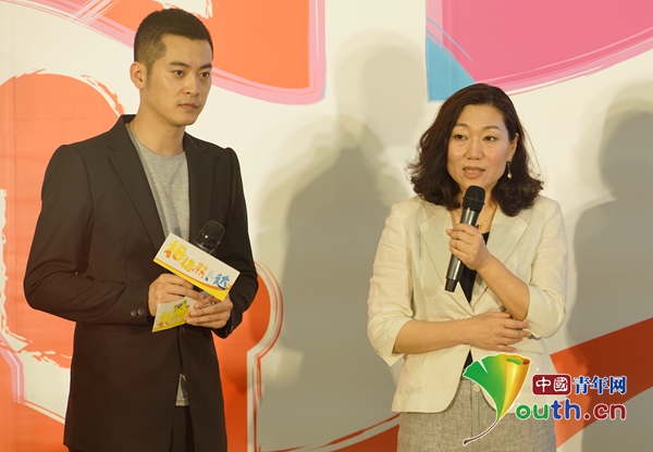 　　《拇指熊卜达》发布会现场。本人供图