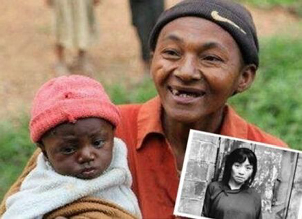 　　翻版宋丹丹远赴非洲产子