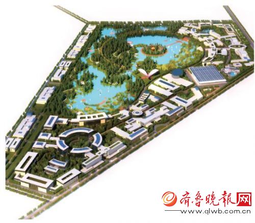 火山鸣泉工厂鸟瞰图