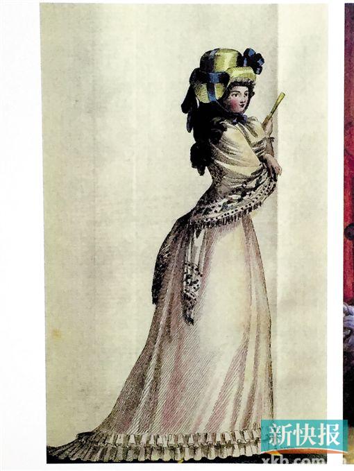 ■1790年6月号《时装与品味》(法国)中的时装插图。