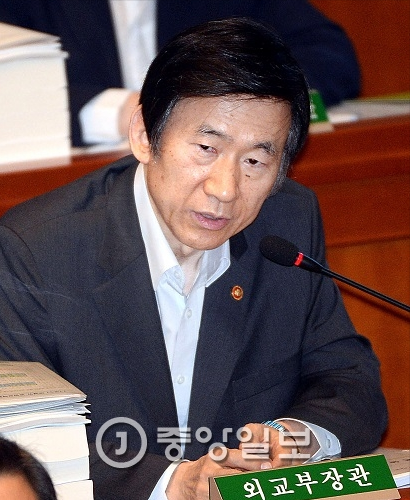 韩国外长尹炳世(网页截图)