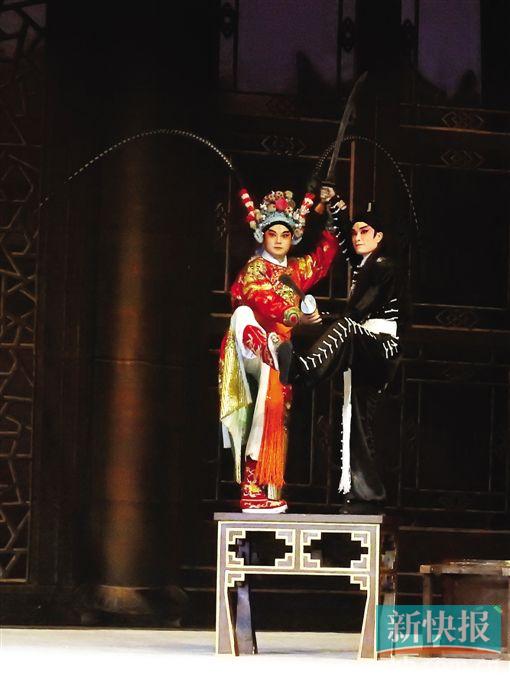 ■《西河会妻》中也重现了很多古老的南派武功(张霖摄影)。