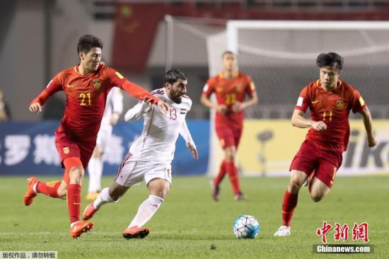 中国男足主场0 1负叙利亚 出线形势堪忧