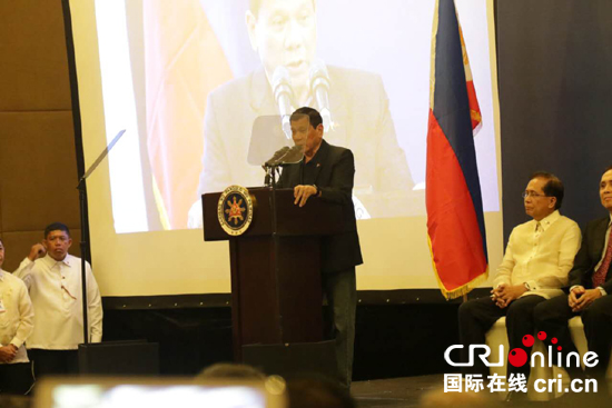 杜特尔特：中国对菲律宾人非常友好