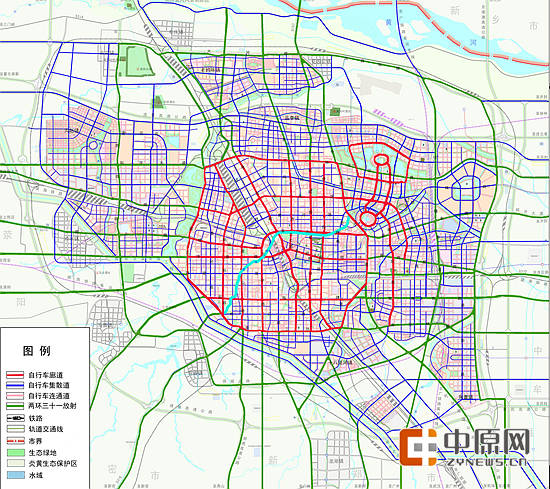 郑州中心城区也要建公共自行车了 设置三级自
