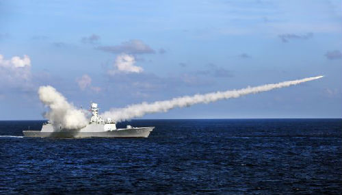 境外媒体关注解放军南海演习：反制美舰？