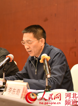 图为河北省体育局副局长李东奇。陈正阳 摄