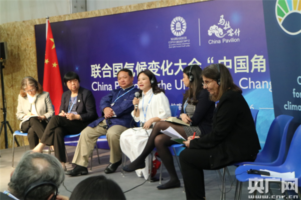 中国女慈善家发声联合国气候大会 首支公益基