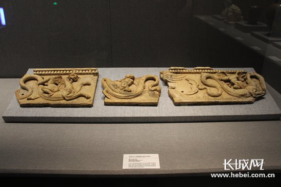 《文明之海——从古埃及到拜占庭的地中海文明》展览展品。 长城网 王潇 摄