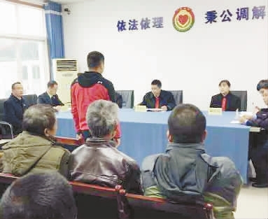 11月23日，黄鑫的减刑庭审现场。法制周报记者 薄庭庭 摄