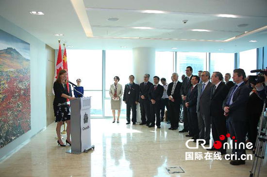 加拿大驻广州总领事馆新址5日正式开幕