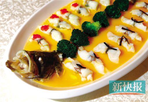 ■陈皮芙蓉鸳鸯桂花鱼。