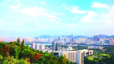 思明区高标准提升城区环境品质，以全新面貌聚焦世界目光。 施辰静 摄