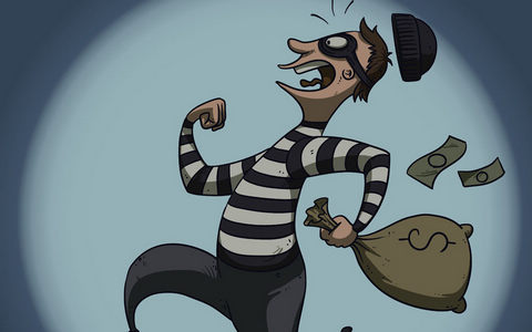 福州森林公园小偷明目张胆偷盗 拿了就跑