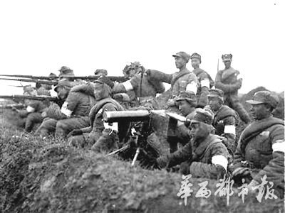 川军在东阳关严阵以待。（资料图片）