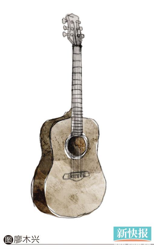 ●金丝楠木吉他之一。