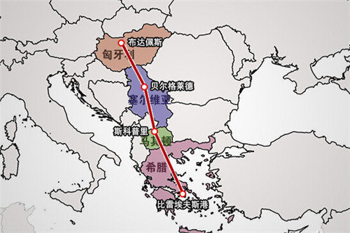 匈塞铁路示意图（资料图）