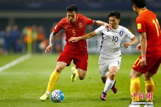 中国男足1:0击败韩国队 里皮:球队还有进步空间