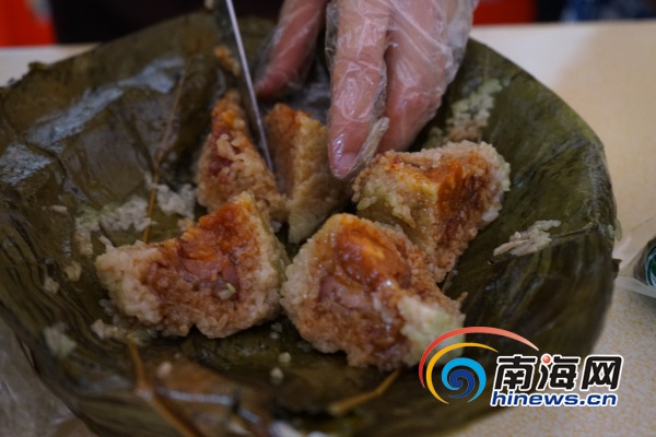 　　儋州美食肉粽。南海网记者 姚少龙 摄
