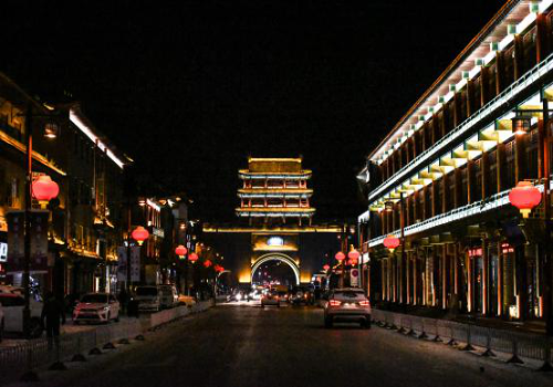 沈阳皇城夜景“光影相映”