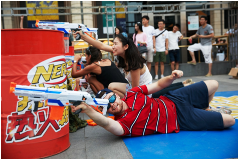 NERF热火派对席卷上海 体验FPS游戏的魅力