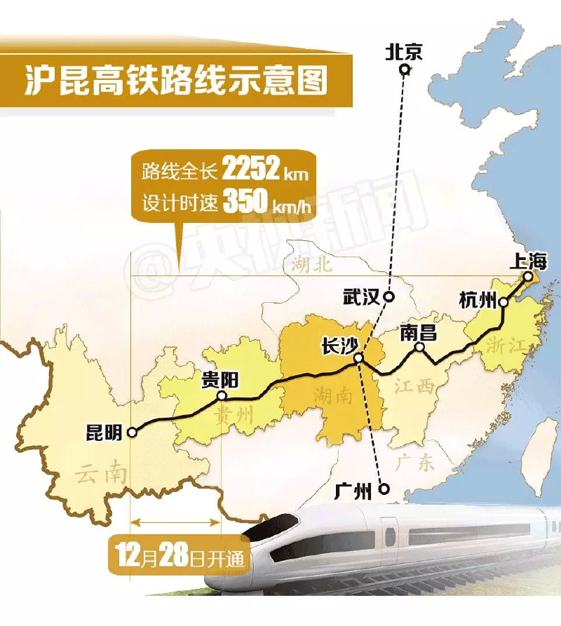 来了！中国最美高铁今天全线通车