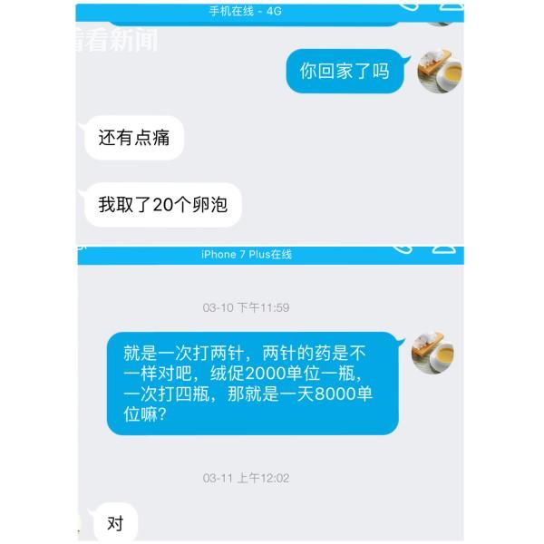 捐卵女孩与记者的QQ聊天截图