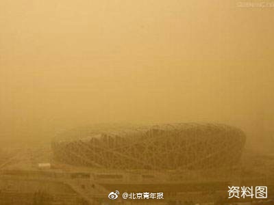 明天上午北京可能出现沙尘天气！
