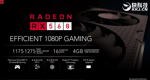 799元起！AMD RX 560显卡正式开卖：满血核心