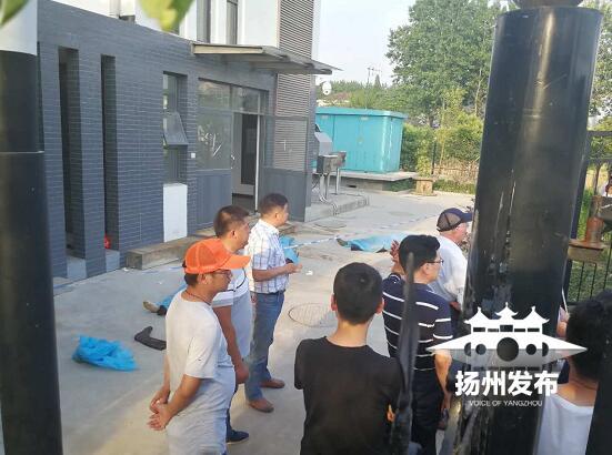 扬州一处污水站3人疑因气体中毒身亡 警方介入