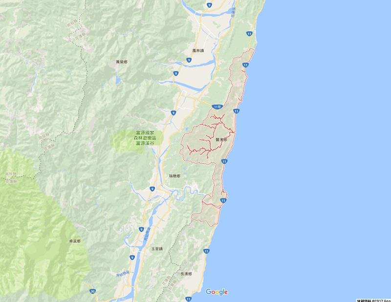 台湾花莲县一架直升机掉落山中 3人死亡