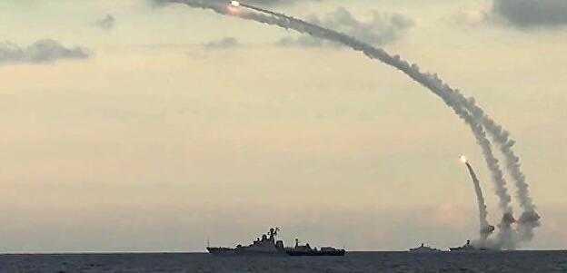 俄海军向叙IS发射6枚巡航导弹 摧毁一个大型弹药库