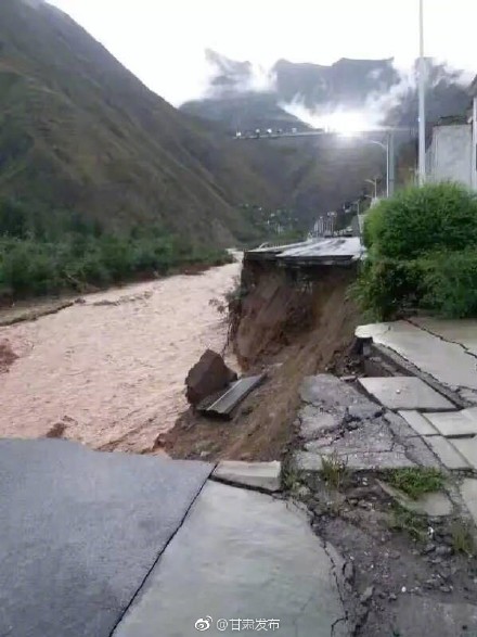 甘肃文县暴洪灾害造成7人死亡