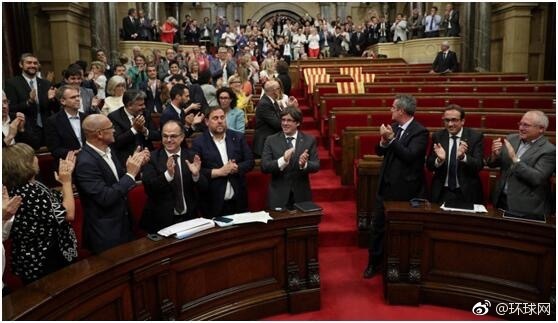 西班牙版图要变？加泰罗尼亚正式决定10月独立公投
