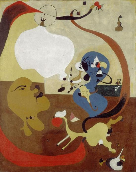 　胡安·米罗Joan Miró - 荷兰室内II（Dutch InteriorII