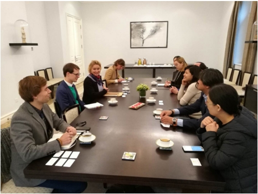 若晴传媒图书团队受邀到访比利时驻华大使馆