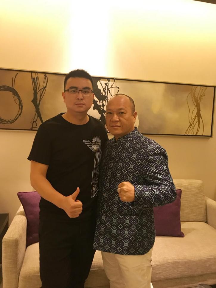 明星经纪人管代军,香港演员吴志雄,内地歌手陈瑞齐聚珠海
