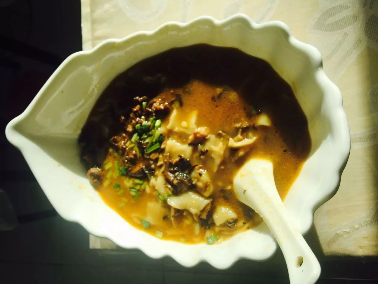 野蘑菇汤饭