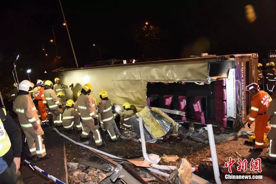 香港翻车事故已致19人死亡！司机涉危险驾驶被捕