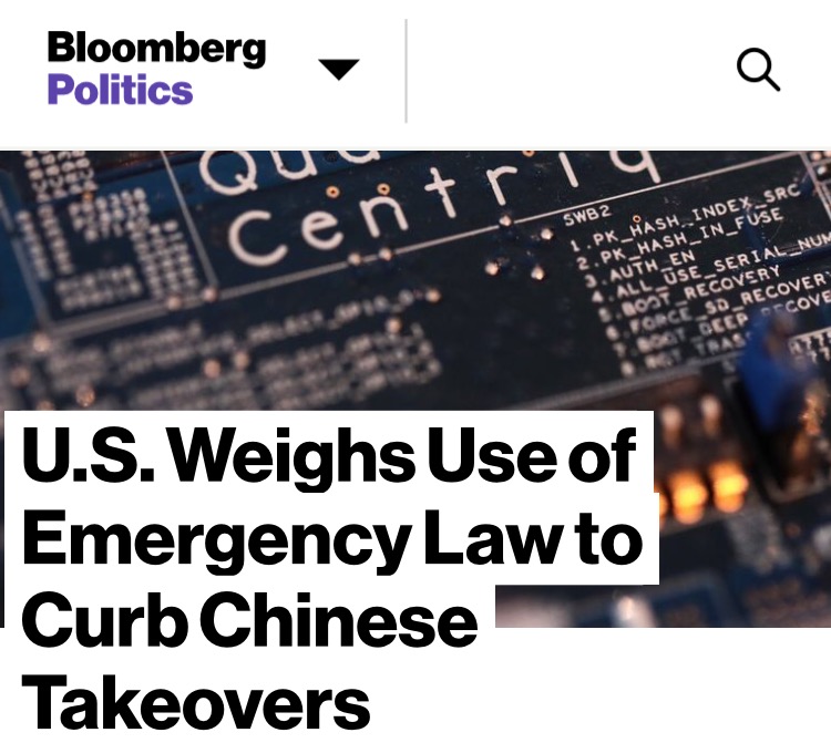 再有动作！美国被曝拟使用紧急法案 遏制中国技术投资