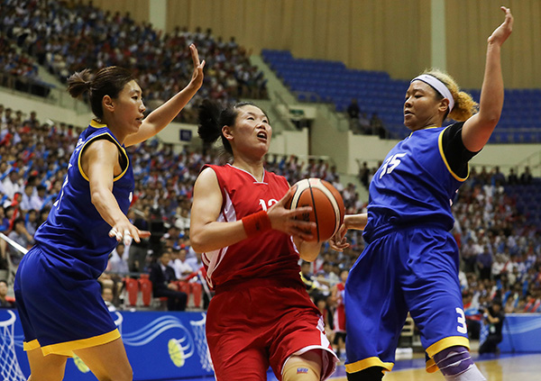 朝韩在平壤举行篮球友谊赛